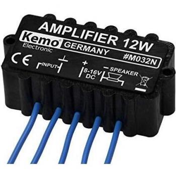 Kemo M032N Mono-Verstärker 6 V/DC, 9 V/DC, 12 V/DC, 16 V/DC