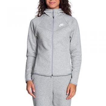 Giacca Donna Nike Windrunner Tech Fleece L – Grigio Scuro & Argento