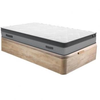 Set rete vano 90x190cm + materasso 24cm molle insacchettate e memory foam