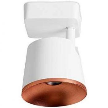 Leds C4 Drone Integrated LED Indoor Wall/Ceiling Light White Copper