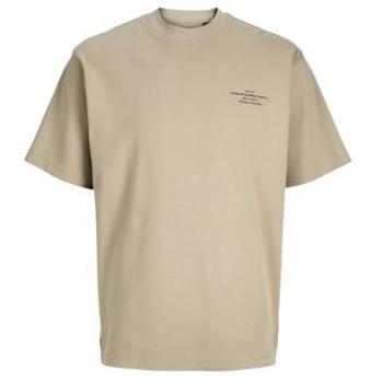 Jack & Jones JPRBLACHAD Korte Mouwen T-shirt Greige