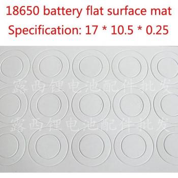 Flat Surface High‑Heat Insulating Gaskets (18650) – 100pcs