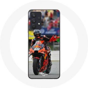 Coque Miguel Oliveira Moto GP para Samsung Galaxy A32 4G Bandera de Portugal