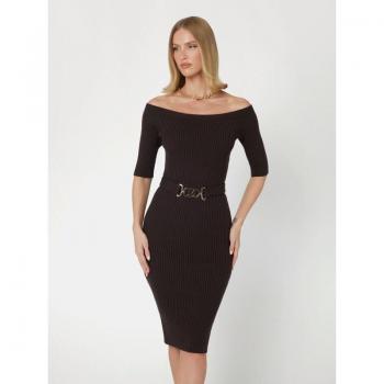 Vestido Ceñido Midi de Punto Marciano
