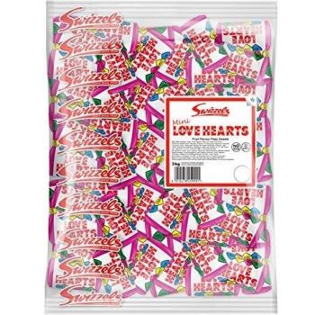 Swizzels Love Hearts Mini Rolls 3kg Bag NWT1657