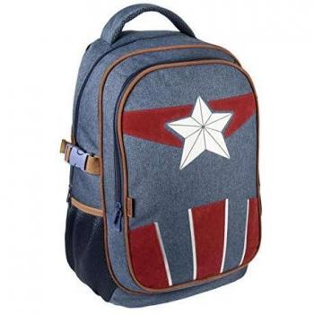 Mochila Cerdá Marvel Capitán América multicolor 47 cm