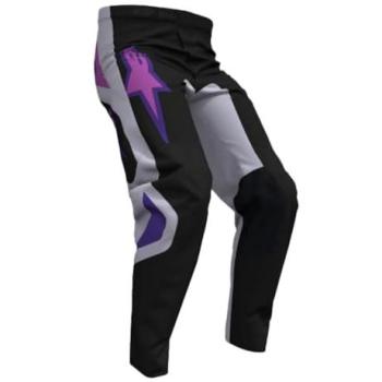 Pantalon Cross Alpinestars Fluid‑Grid 2025 Noir Grise – Unisexe – T.34