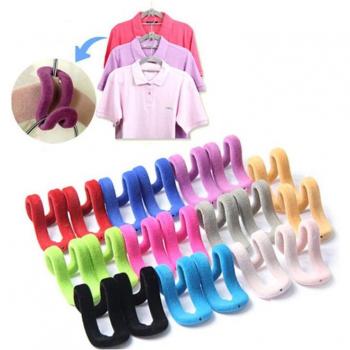 10Pcs Space Saver Cloth Hanger Hooks