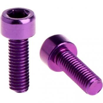 Fixations aluminium M5 tête hexagonale pour porte‑bouteille vélo