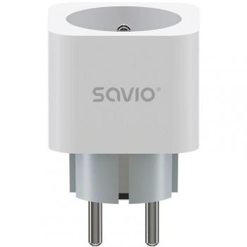 Savio 16A Wi‑Fi Smart Socket White AS‑01
