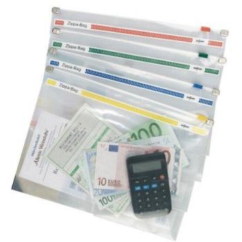 Snopake Zippa Bag 250X180 Assorted Pack 25 11448