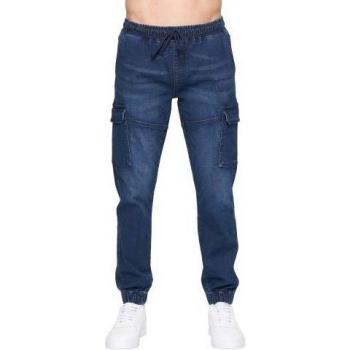 Crosshatch Malimore Cargo‑Jeans Herren 32L – Ankle‑Style, Bündchen