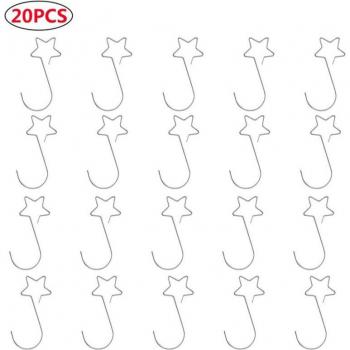 Ganchos de Adorno en S para Decoración Navideña