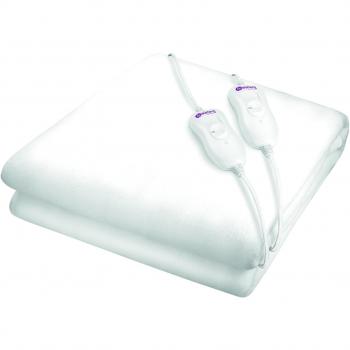 PEKATHERM Calientacamas Doble de Poliéster con Mandos Electrónicos y Regulación de Temperatura