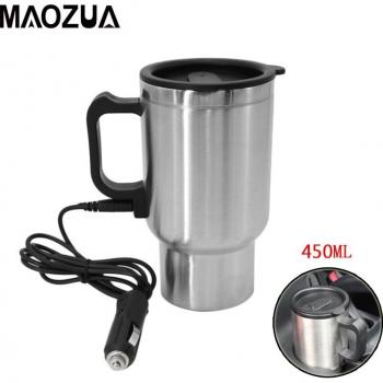 Mug Chauffant en Acier Inoxydable