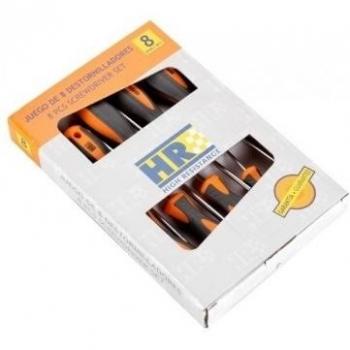 Set de 8 destornilladores en caja de cartón Alyco