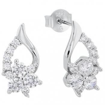 Pendientes de Plata 925 con Circonitas