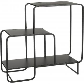 Meuble Murale Jules en Métal Noir L70 x L30 x H76