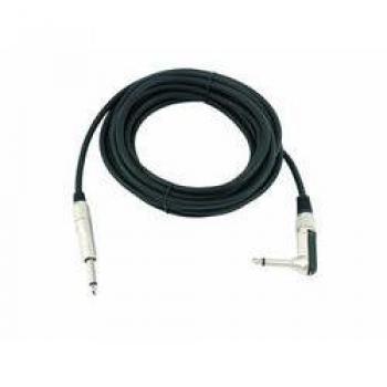 OMNITRONIC Klinkenkabel 6,3 mono 1x 90° 3m sw