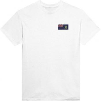Island Pride T-Shirt – British Virgin Islands Flag, Classic Cut, 100% Cotton