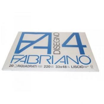 Album da disegno Fabriano F4 220 g/m² 20 33x48 cm ff. lisci riquadrati 05201797
