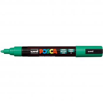 Marcatore a tempera POSCA Uni-Ball round tip 1,8-2,5 mm green M PC5M V