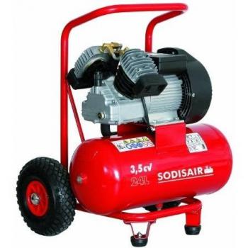 Compresseur Sodise À Entrainement Direct 24l 8 Bar 3.5 Cv