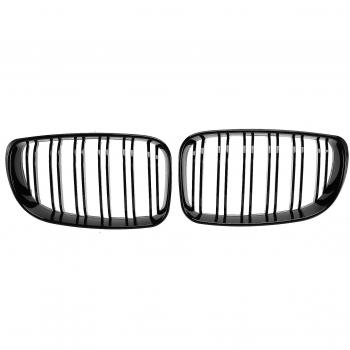 Parrilla kidney negra brillante para BMW 120i 128i 130
