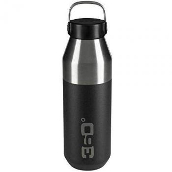 Bote Termo 360° de 750 mL, Pico Delgado, Negro