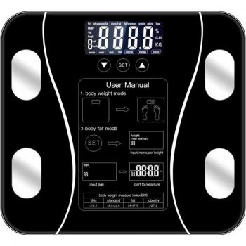 Digital Body Fat Scale 5-180kg with Bluetooth and LED Display