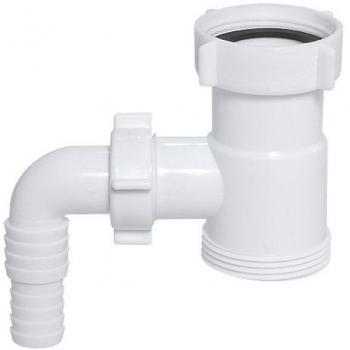 Raccord d'évacuation 1 1/2 pour lave-linge/lave-vaisselle avec sortie 3/2 TYCNER