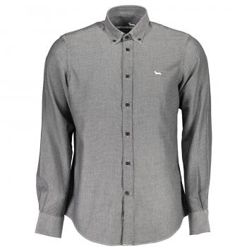 Regular Fit Black Cotton Shirt