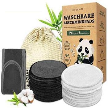 Stracci Zero Waste 24 Dischi – Bambù, Fascia Capelli, Sacco Bucato