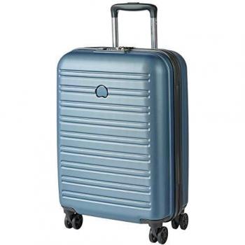 Delsey Paris Valise cabine rigide slim Segur 2.0 55 cm Bleu