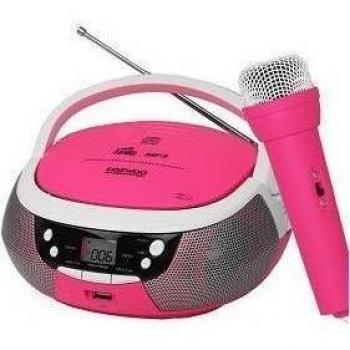 Enceinte KARAOKE DAEWOO DBU-59 ROSA USB MP3