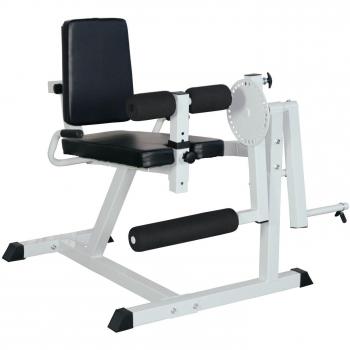 Homcom MuskelStärke Stahlbeinstrecker – M, Schwarz