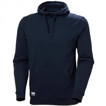 Manchester Workwear Cotton Hooded Sweatshirt – Navy