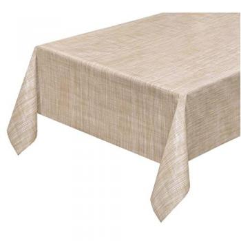 Marron moderne nappe de cuisine Emmevi – finition antitache, 120x200 cm, dos peluche cirée