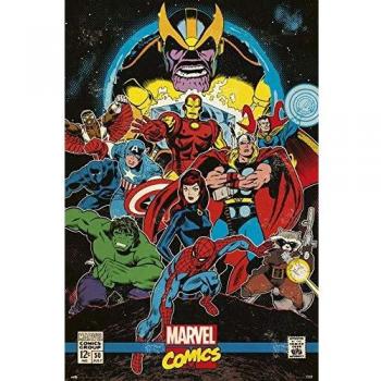 Erik Maxi Póster Marvel Infinity Retro 91.5x61cm