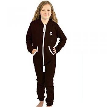 Gennadi Hoppe Jogger-Kinderanzug Braun, 5-6 Jahre, Mädchen/Jungen Jumpsuit