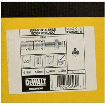 Hexagonal Wedge Bolt Bundle – M10, 16 mm Length, 110 mm Thread (25)