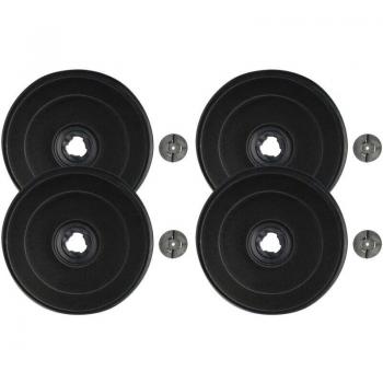 Activated Carbon Filter Kit for AEG Extractor Hoods – 4 Units, 2.3 cm