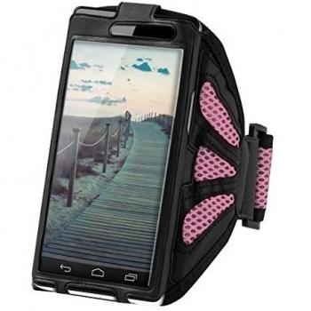 Pulsera de Running KWMOBILE Rosa Fucsía para Huawei Honor 3C