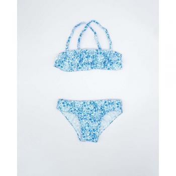 Bikini de flores azules
