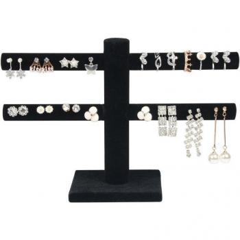 Velvet Earring and Ring Stand Organizer
