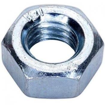 Sealey Steel Nut M8 Zinc DIN 934 Pack of 100