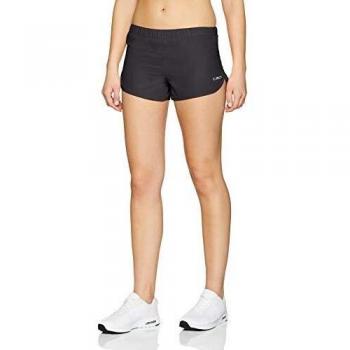 CMP Women's Black Dry Function Shorts with Inner Mesh, Size 44/38