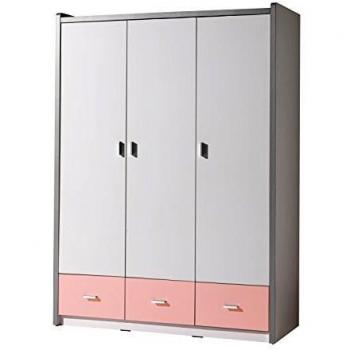 Kleiderschrank 3 Türen Vippack Bonny – 60 cm Tiefe