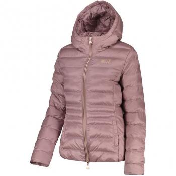 Emporio Armani Herren Winterdaunenjacke Violett – Regular Fit L
