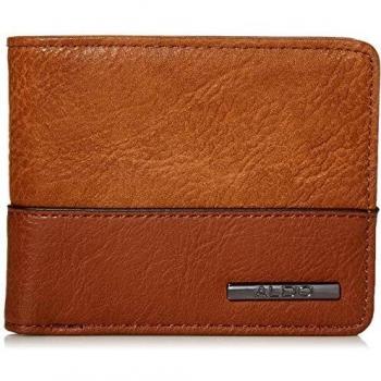 ALDO One‑Size Aissa Cognac Wallet, Men's Minimalist Design